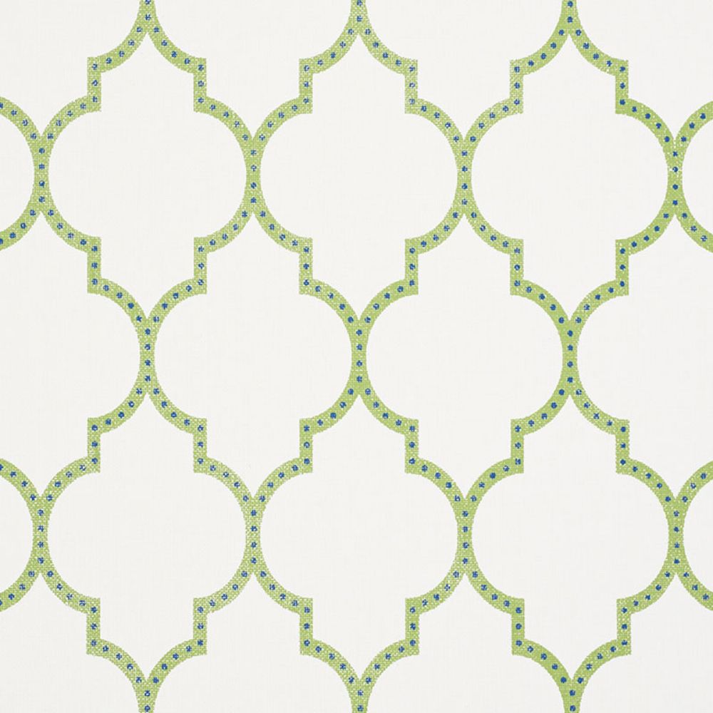 Schumacher 5009010 Algiers Paperweave Wallpaper in Leaf