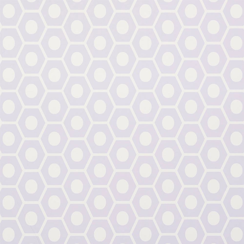 Schumacher 5009571 Queen B Wallpaper in Lavender