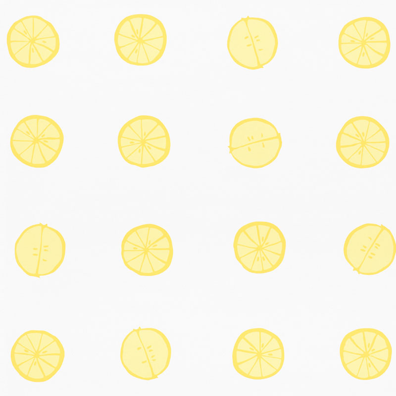 Schumacher 5009820 Vera-Neumann Collection Lemonade Wallpaper in Lemon