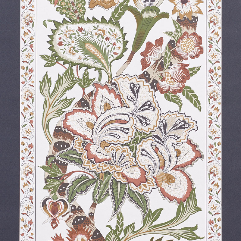 Schumacher 5010172 Timothy-Corrigan Collection Anjou Stripe Wallpaper in Saffron