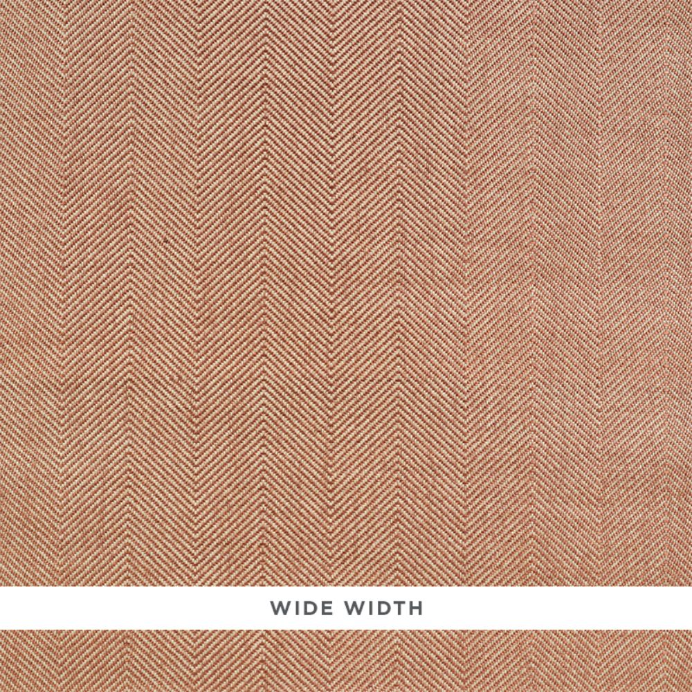 Schumacher 5010231 Herringbone Paperweave Wallpaper in Brown