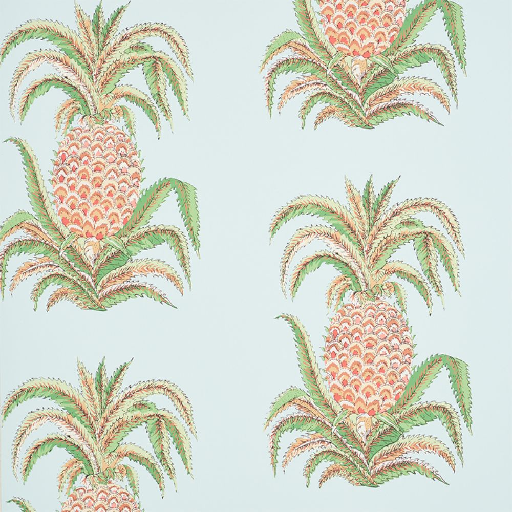 Schumacher 5010450 Pineapples Wallpaper in Sky