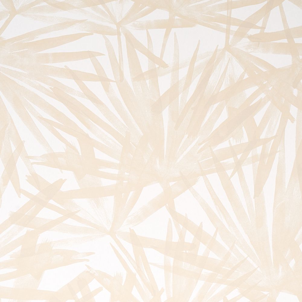 Schumacher 5010563 Sunlit Palm Wallpaper in Sand