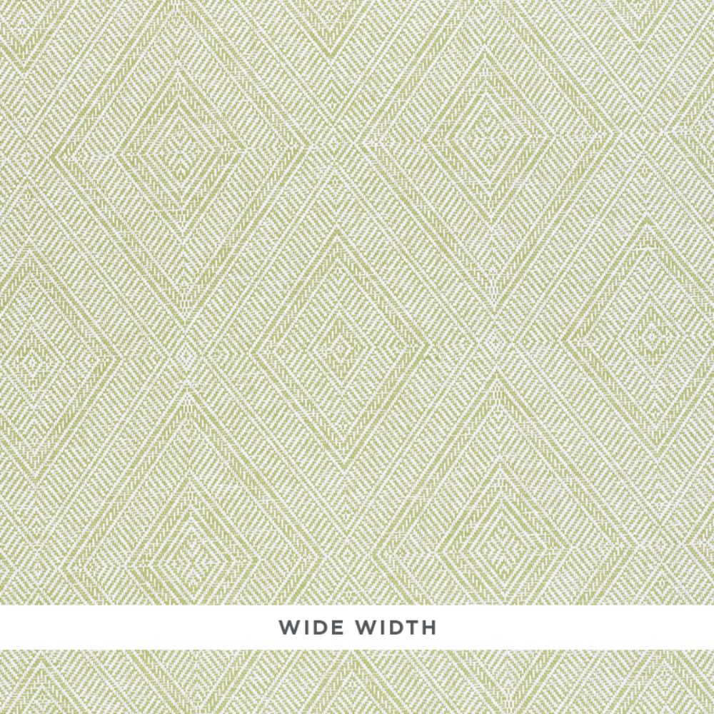 Schumacher 5011251 Tortola Paperweave Wallpaper in Green