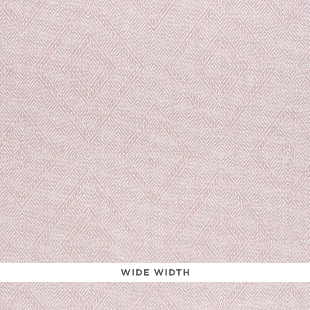 Schumacher 5011252 Tortola Paperweave Wallpaper in Pink