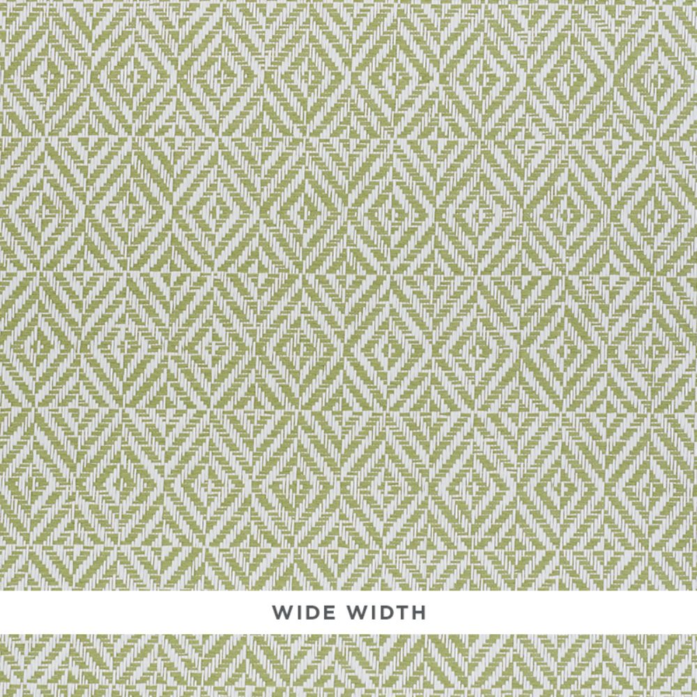 Schumacher 5011270 Jubilee Paperweave Wallpaper in Green