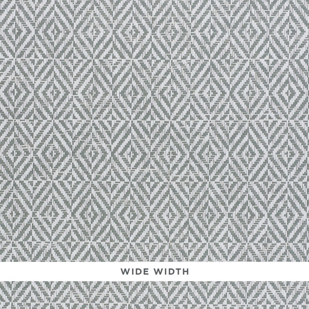 Schumacher 5011271 Jubilee Paperweave Wallpaper in Grey