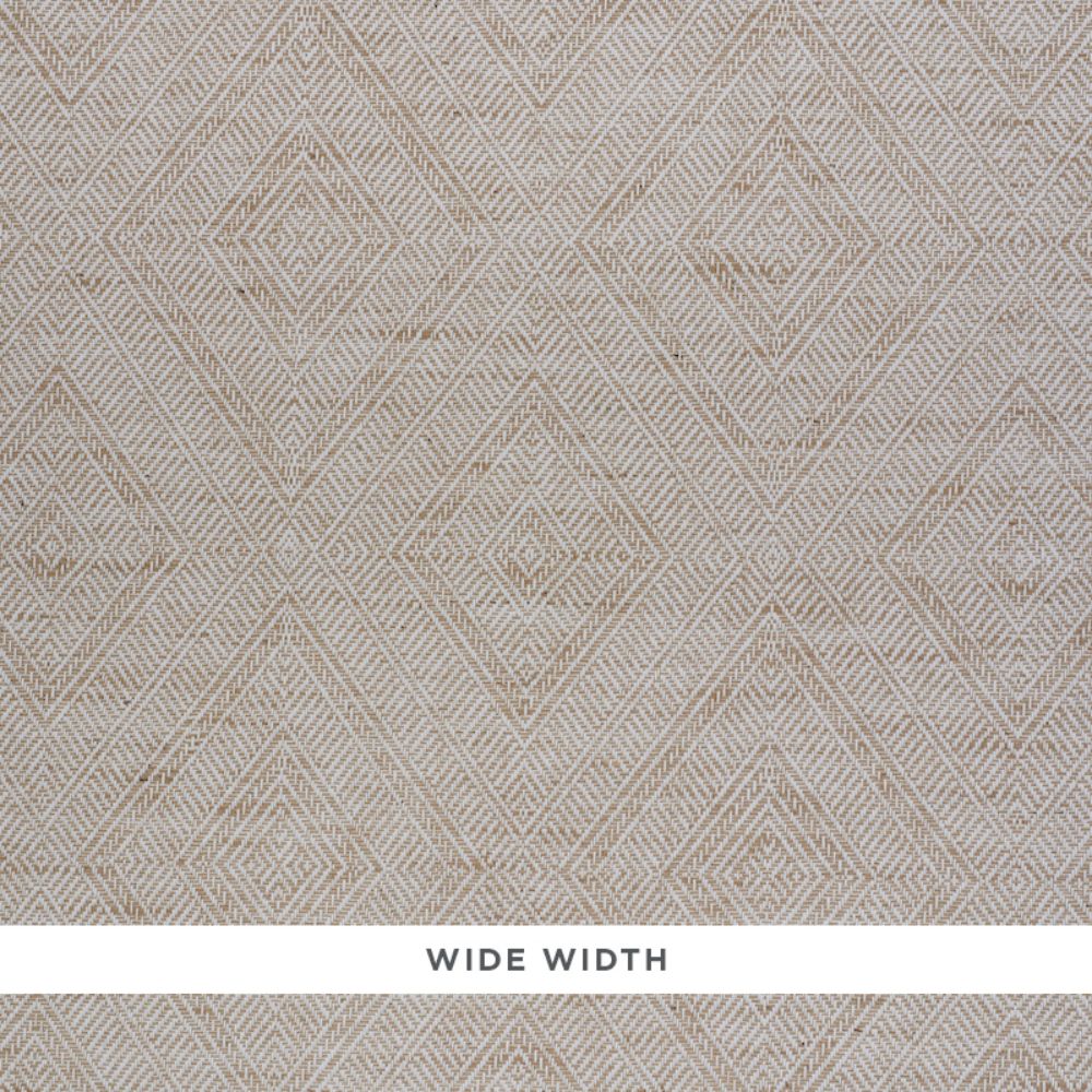 Schumacher 5011320 Tortola Linen Paperweave Wallpaper in Natural