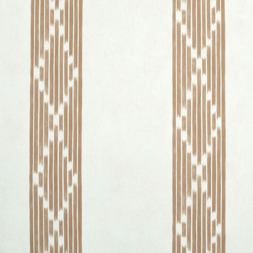 Schumacher 5011530 Sequoia Stripe Wallpaper in Brown
