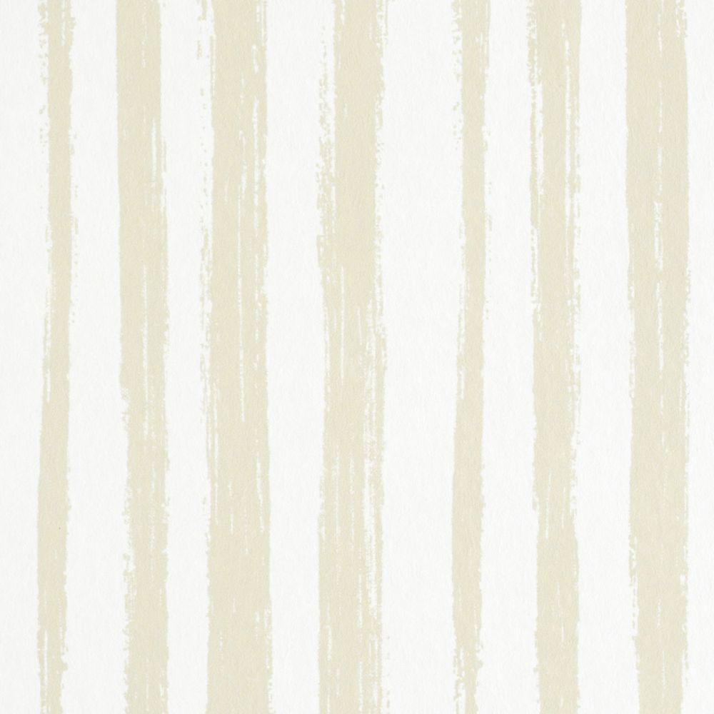 Schumacher 5011540 Sketched Stripe Wallpaper in Natural