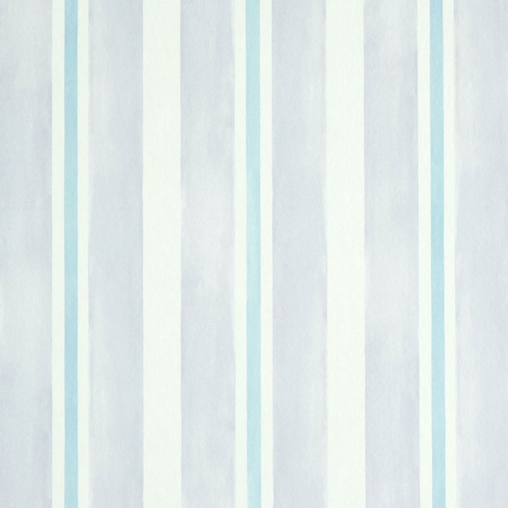 Schumacher 5011572 Watercolor Stripe Wallpaper in Lavendar