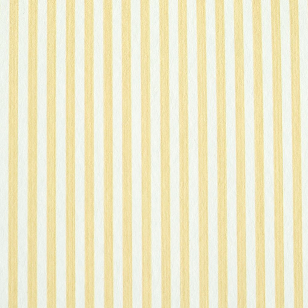 Schumacher 5011870 Edwin Stripe Narrow Wallpaper in Buttercup