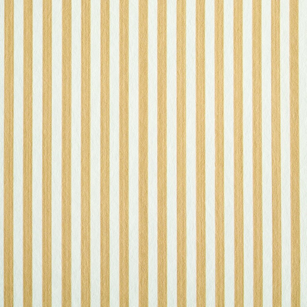Schumacher 5011872 Edwin Stripe Narrow Wallpaper in Wheat