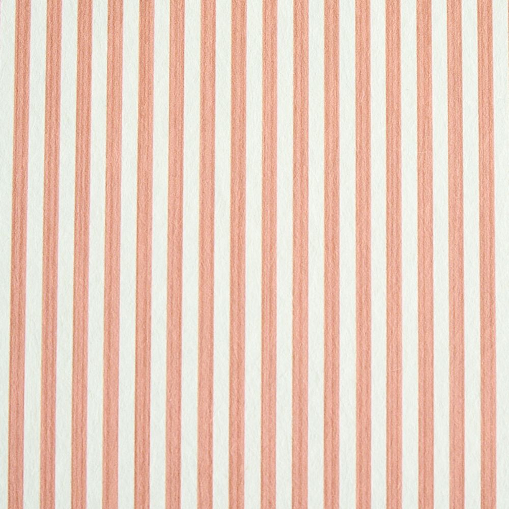 Schumacher 5011875 Edwin Stripe Narrow Wallpaper in Pink