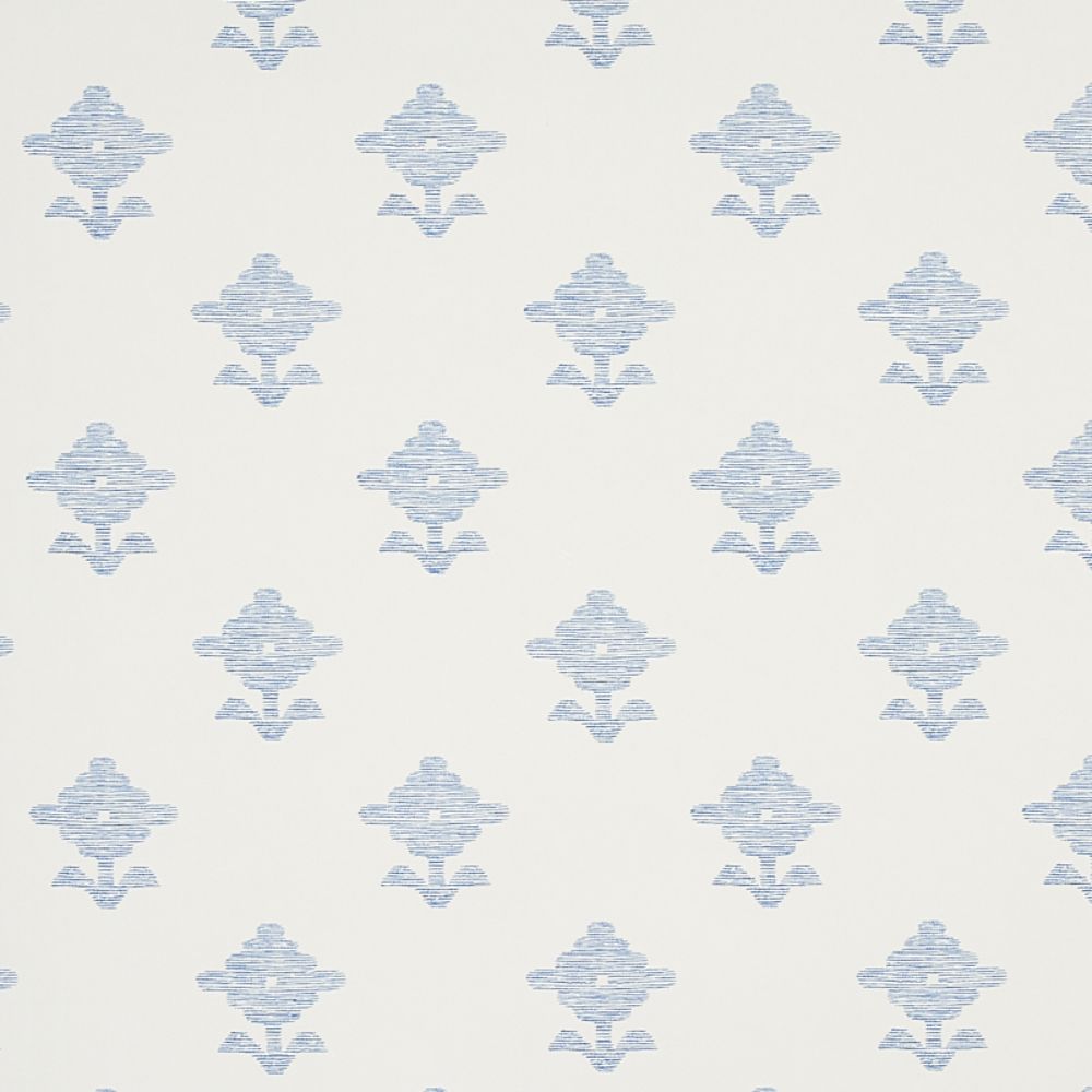 Schumacher 5012220 Rubia Wallpaper in Blue