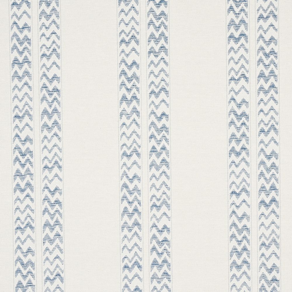 Schumacher 5012311 Kudu Stripe Wallpaper in Slate