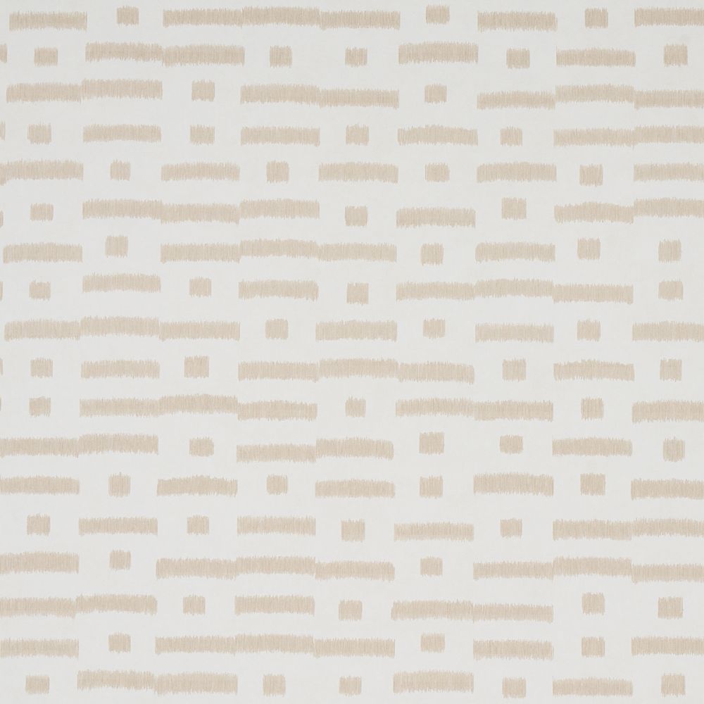 Schumacher 5013091 Abstract Ikat in Wallcoverings in Natural