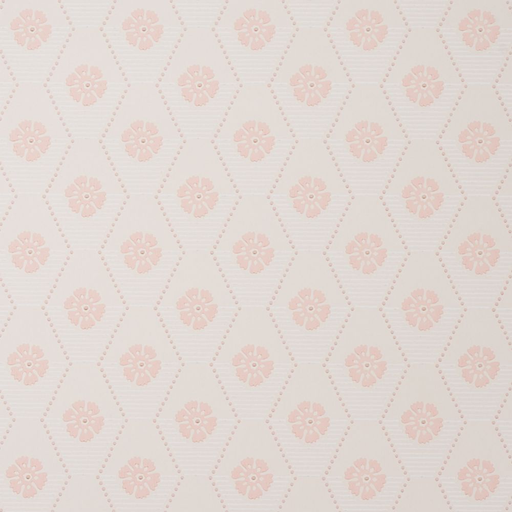 Schumacher 5013163 Hive Bloom in Wallcoverings in Blush