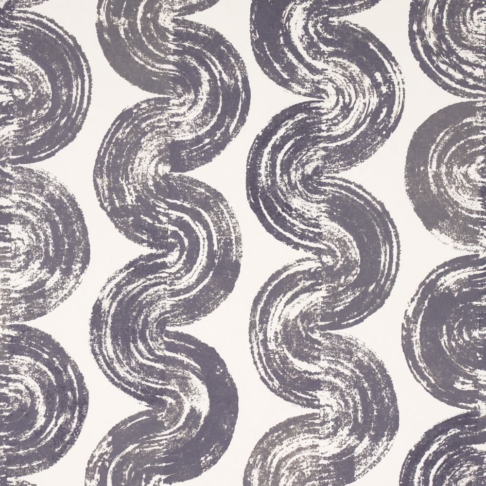 Schumacher 5013670 1975 Wallcoverings in Graphite