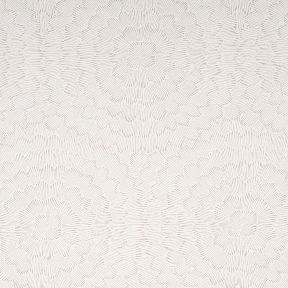 Schumacher 5013821 Full Bloom Feather Bloom Wallcoverings in Soft Neutral