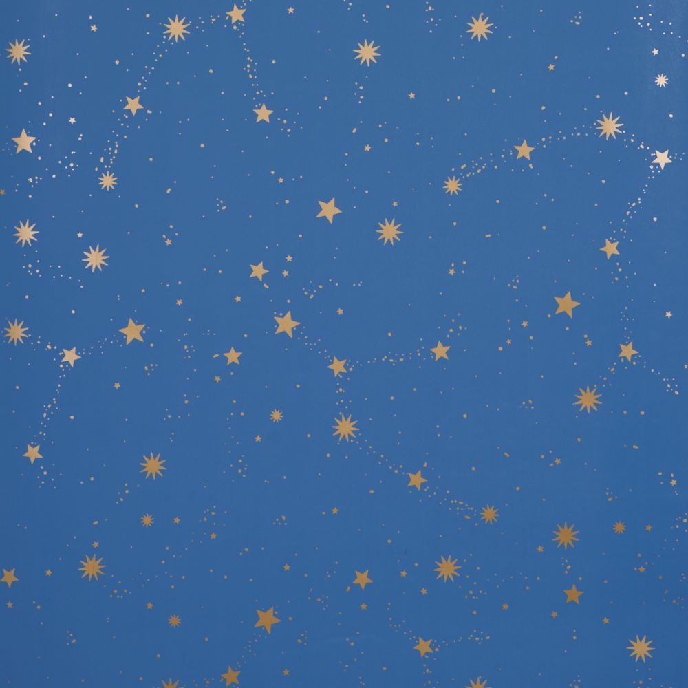 Schumacher 5014141 Scattered Stars Wallcoverings in Night