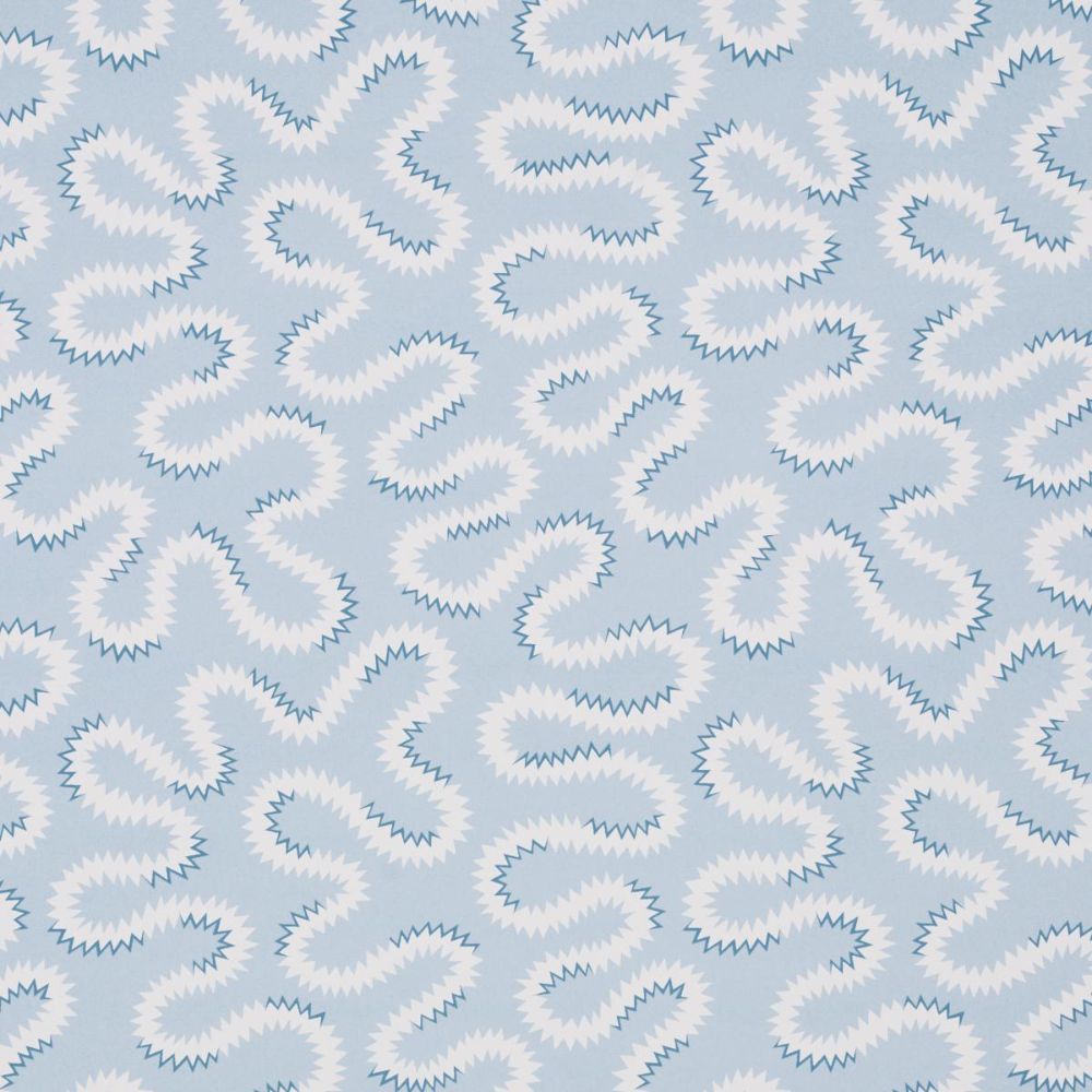 Schumacher 5014241 New Traditional Provençal Zoelie Wallcoverings in Sky