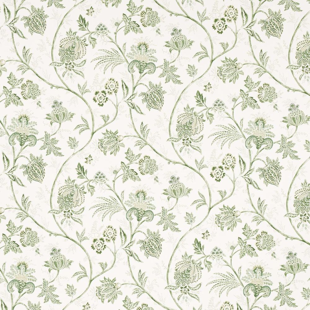 Schumacher 5014351 Mark D. Sikes Chinoiserie Vine Wallcoverings in Leaf Green