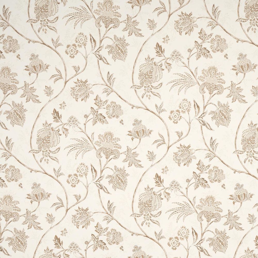 Schumacher 5014352 Mark D. Sikes Chinoiserie Vine Wallcoverings in Neutral