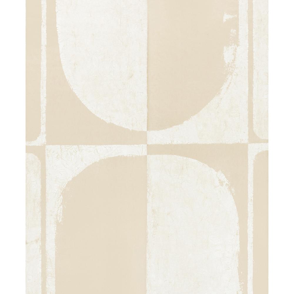 Schumacher 5014900 The Cloisters Panel Set Wallpaper in Warm White