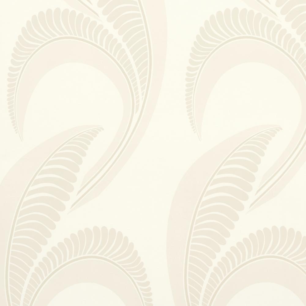 Schumacher 5014981 Banana Leaf Wallpaper in Ivory