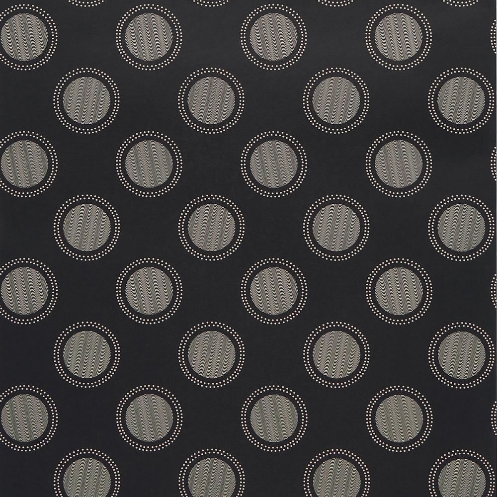 Schumacher 5015012 Watermark Wallpaper in Black & White