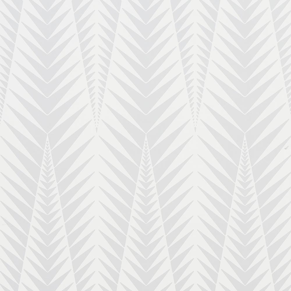 Schumacher 5015062 Zebra Wallpaper in Dove Grey