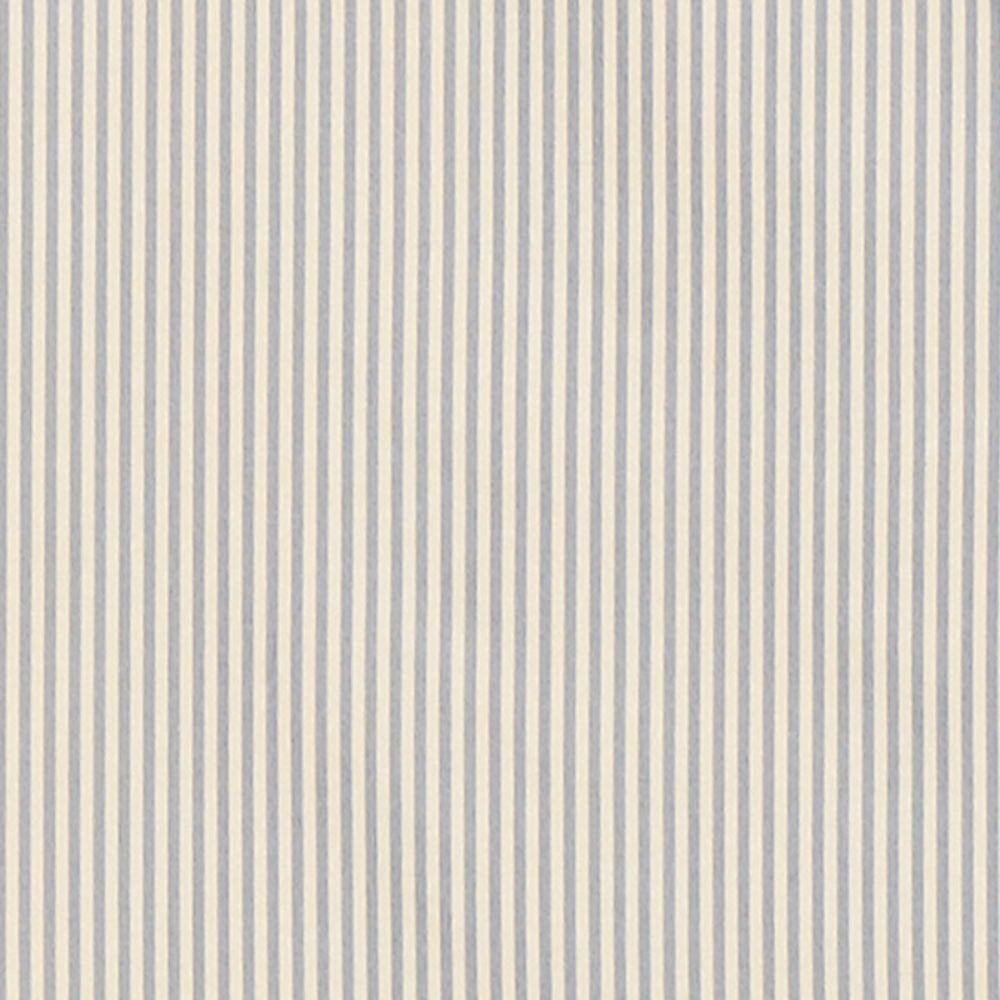 Schumacher 60921 Charee Silk Stripe Fabric in Blue And White