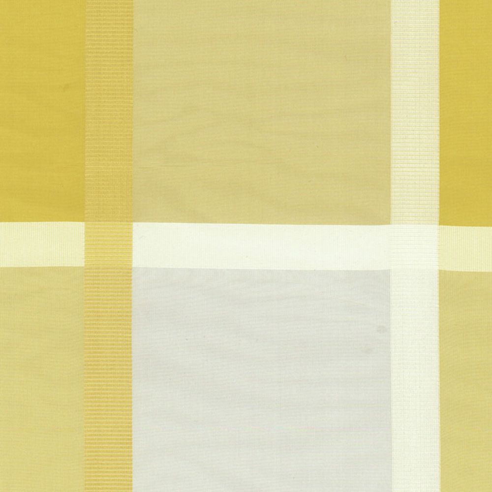 Schumacher 61131 Surat Silk Plaid Fabric in Jonquil