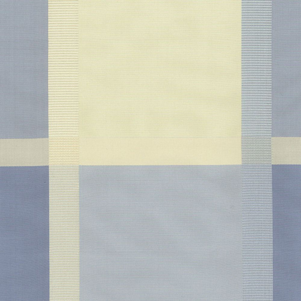 Schumacher 61134 Surat Silk Plaid Fabric in Bluebell