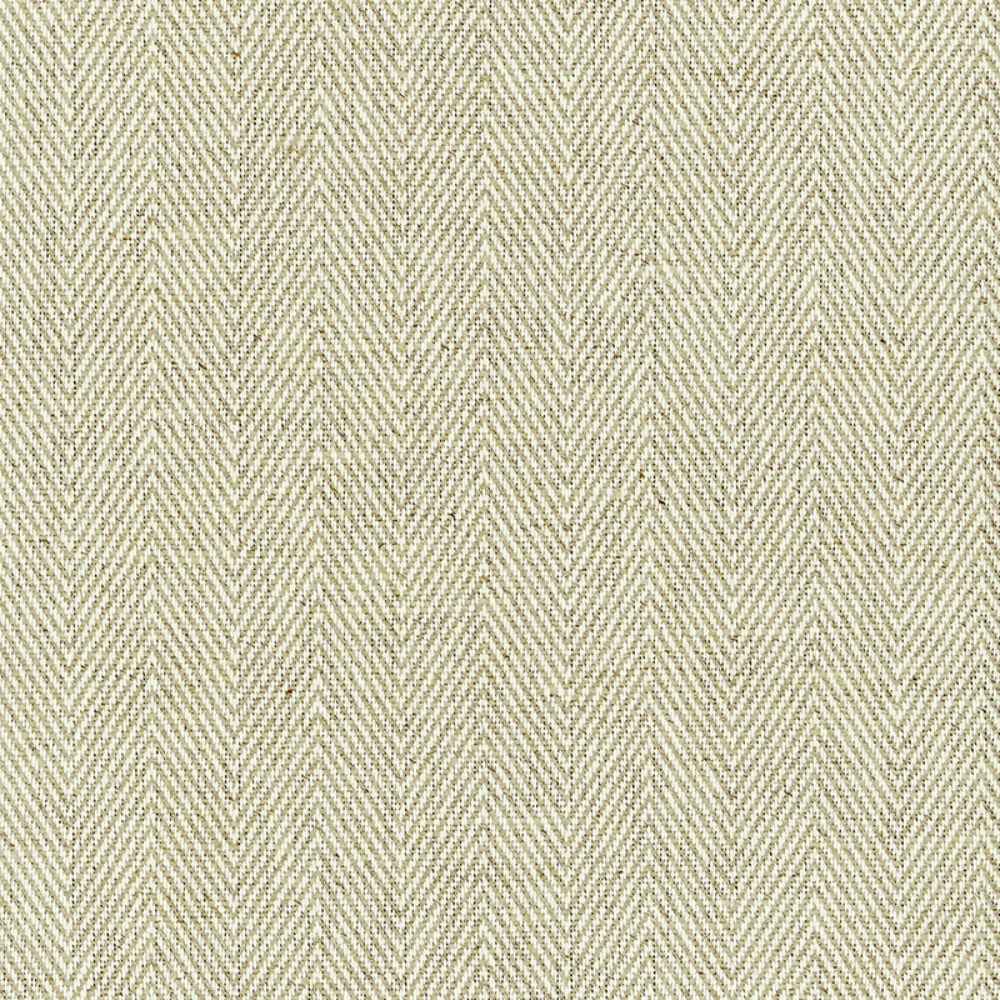 Schumacher 62040 Banbridge Herringbone Fabric in Natural