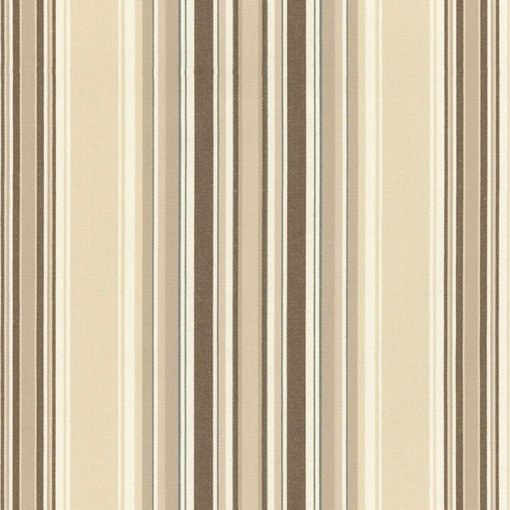 Schumacher 62373 Ridge Stripe Fabric in Sand