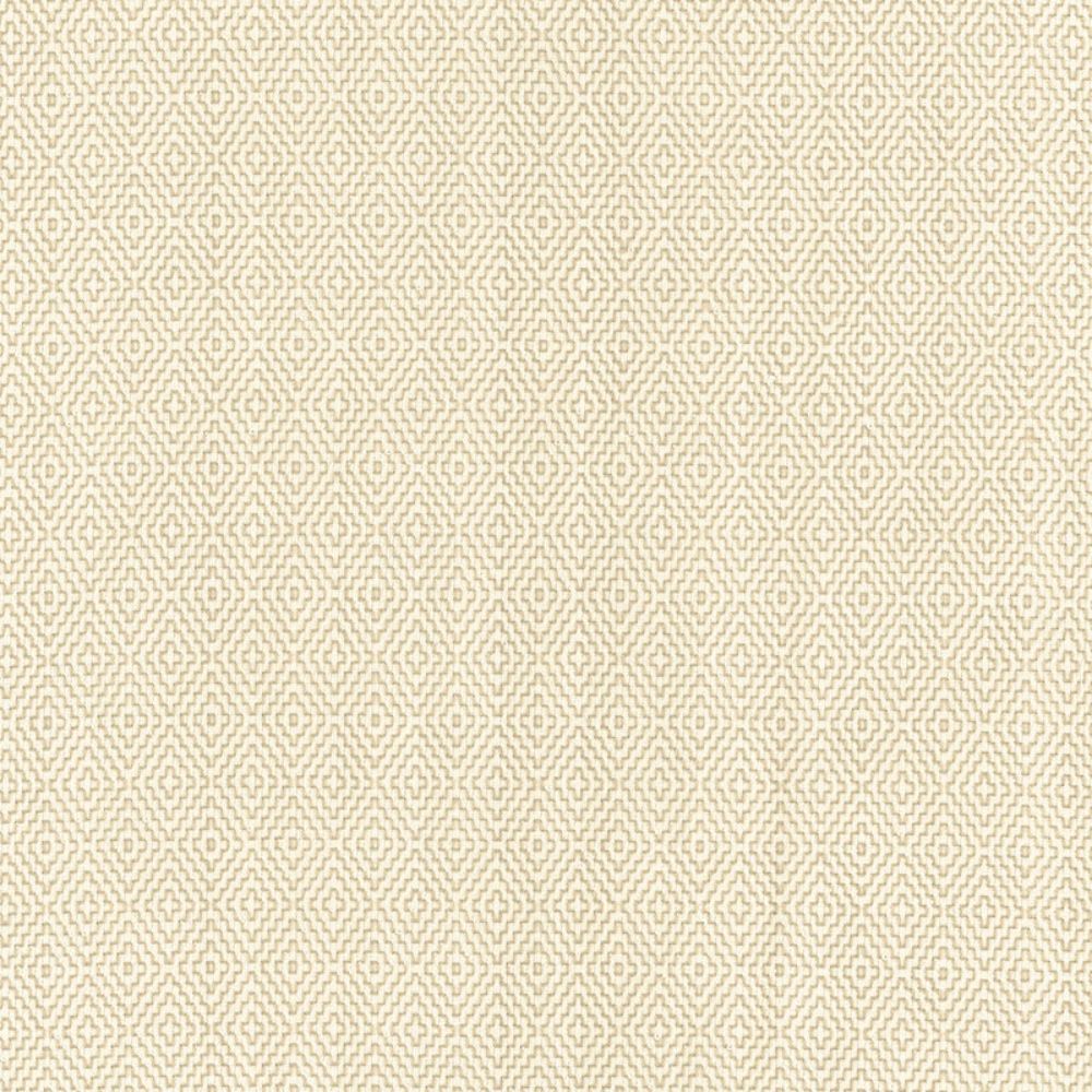 Schumacher 62531 Hampton Court Diamond Fabric in Ivory