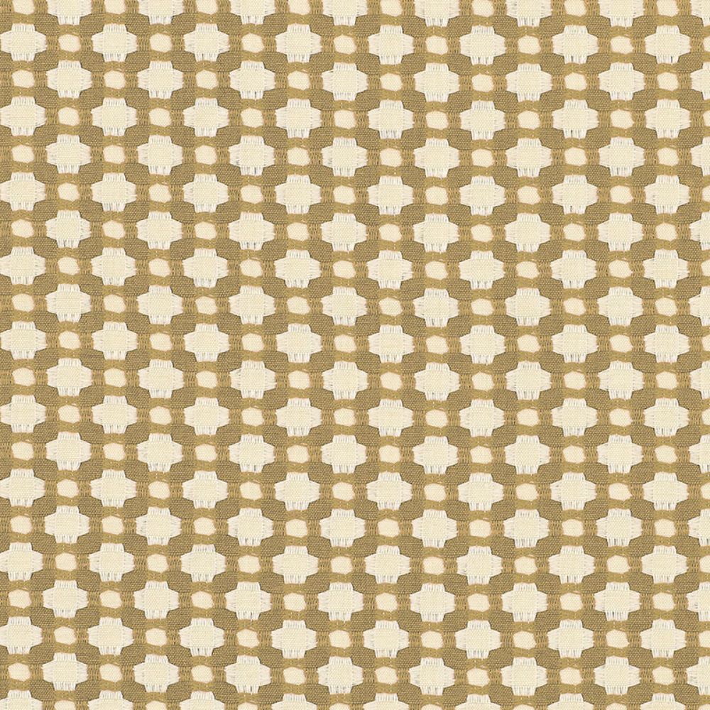 Schumacher 62616 Betwixt Fabric in Biscuit/ivory