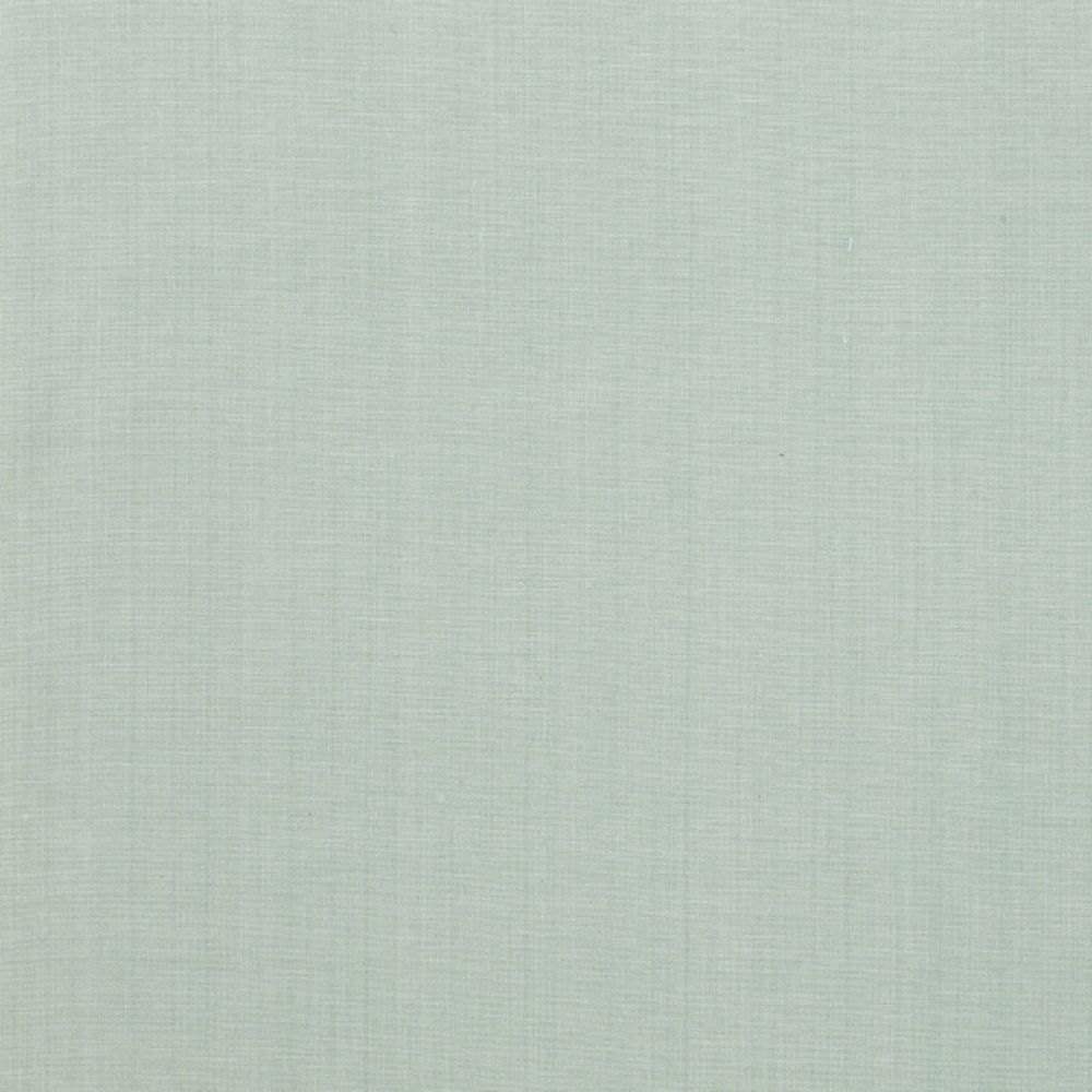 Schumacher 62940 Avery Cotton Plain Fabric in Aqua