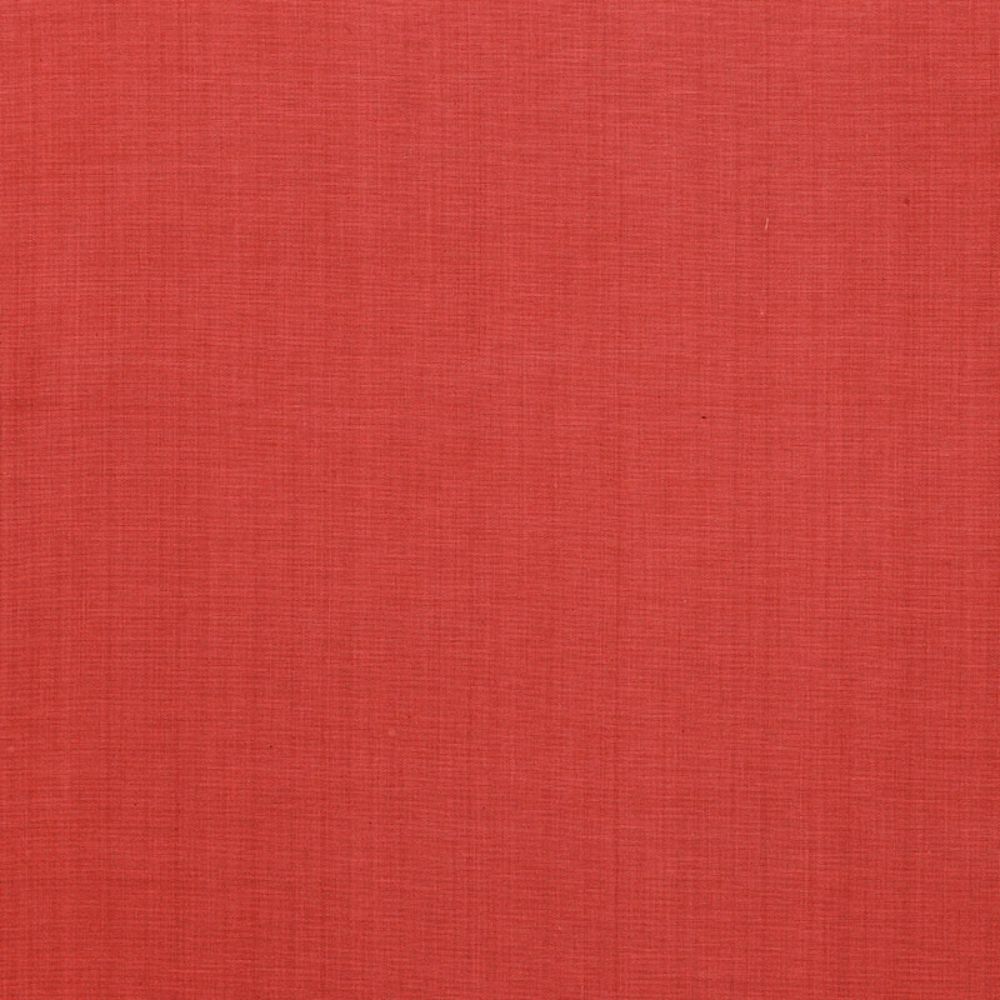 Schumacher 62946 Avery Cotton Plain Fabric in Red