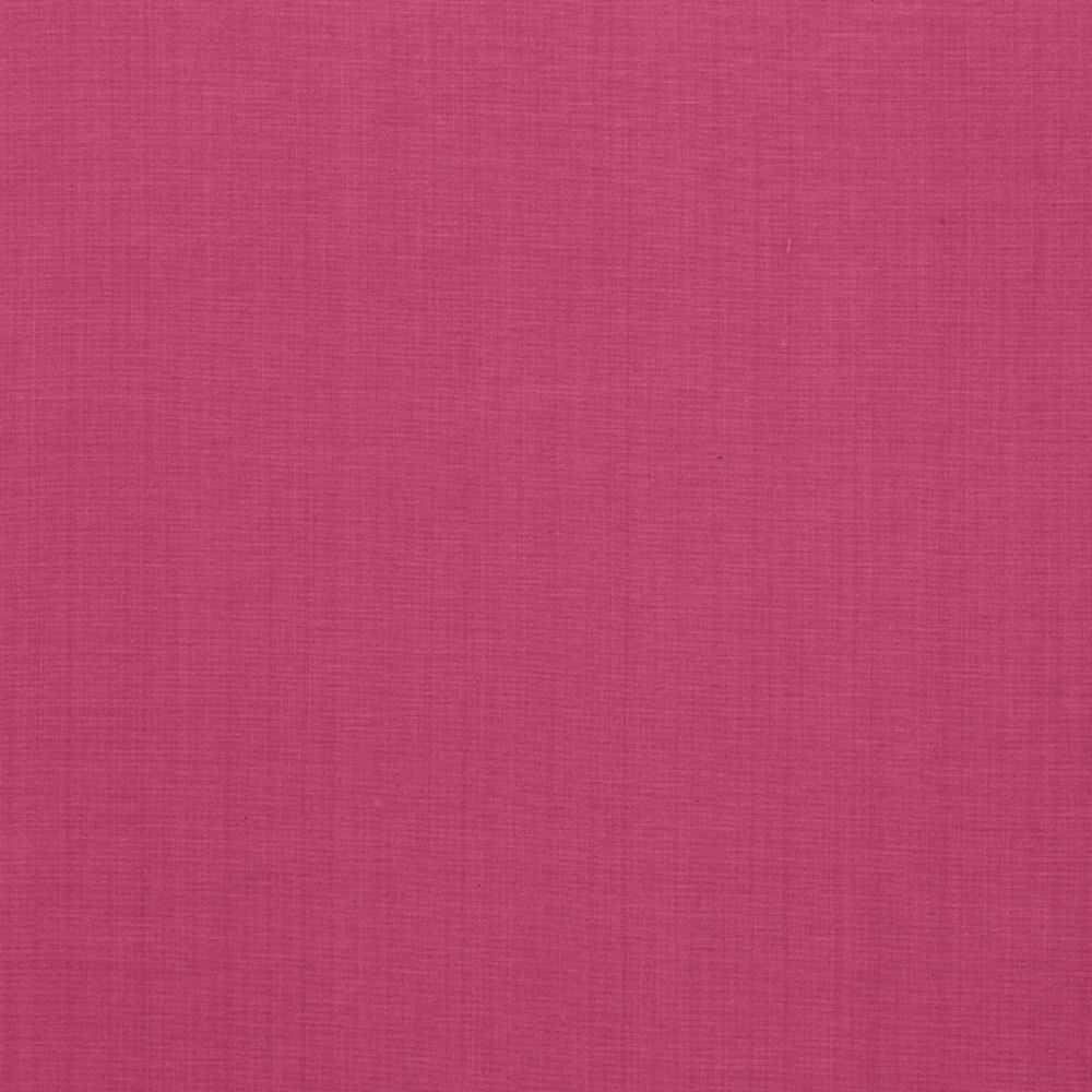 Schumacher 62947 Avery Cotton Plain Fabric in Raspberry