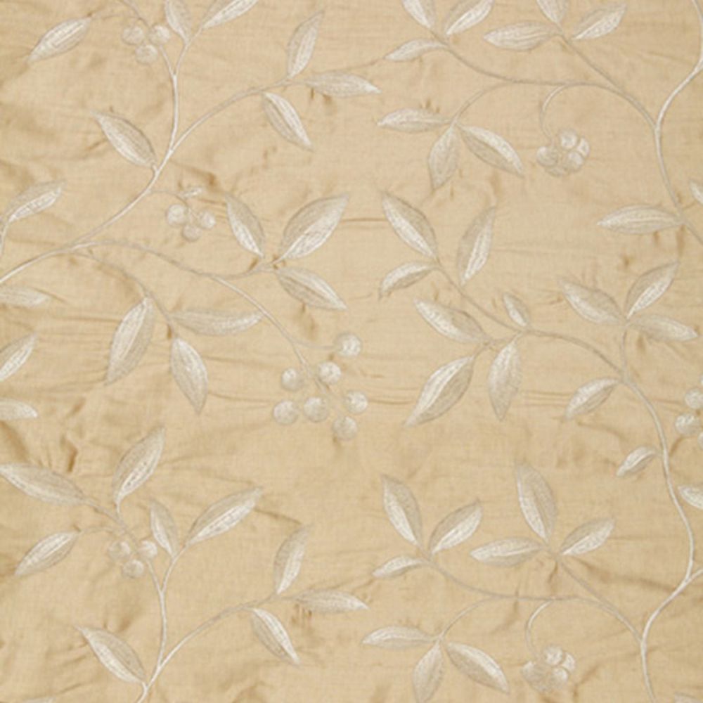Schumacher 64331 Adelaide Embroidery Fabric in Blonde