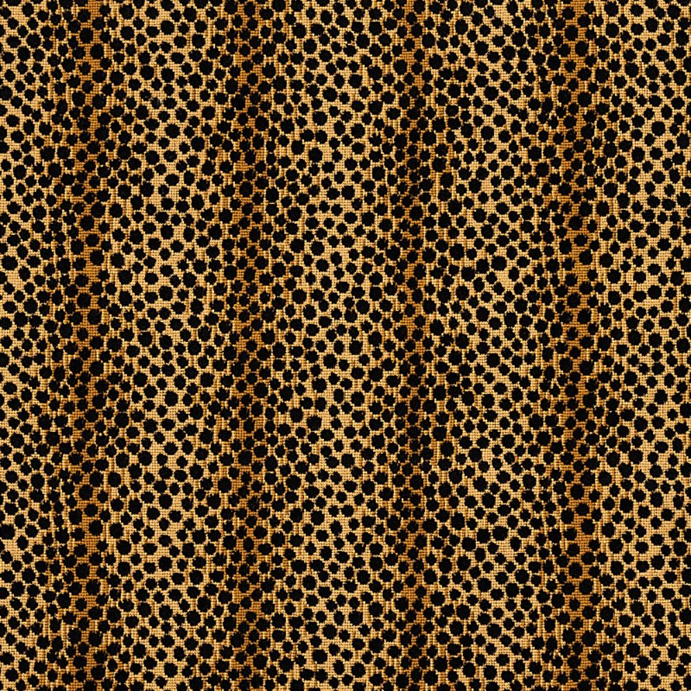 Schumacher 64734 Nakuru Linen Velvet Fabric in Leopard