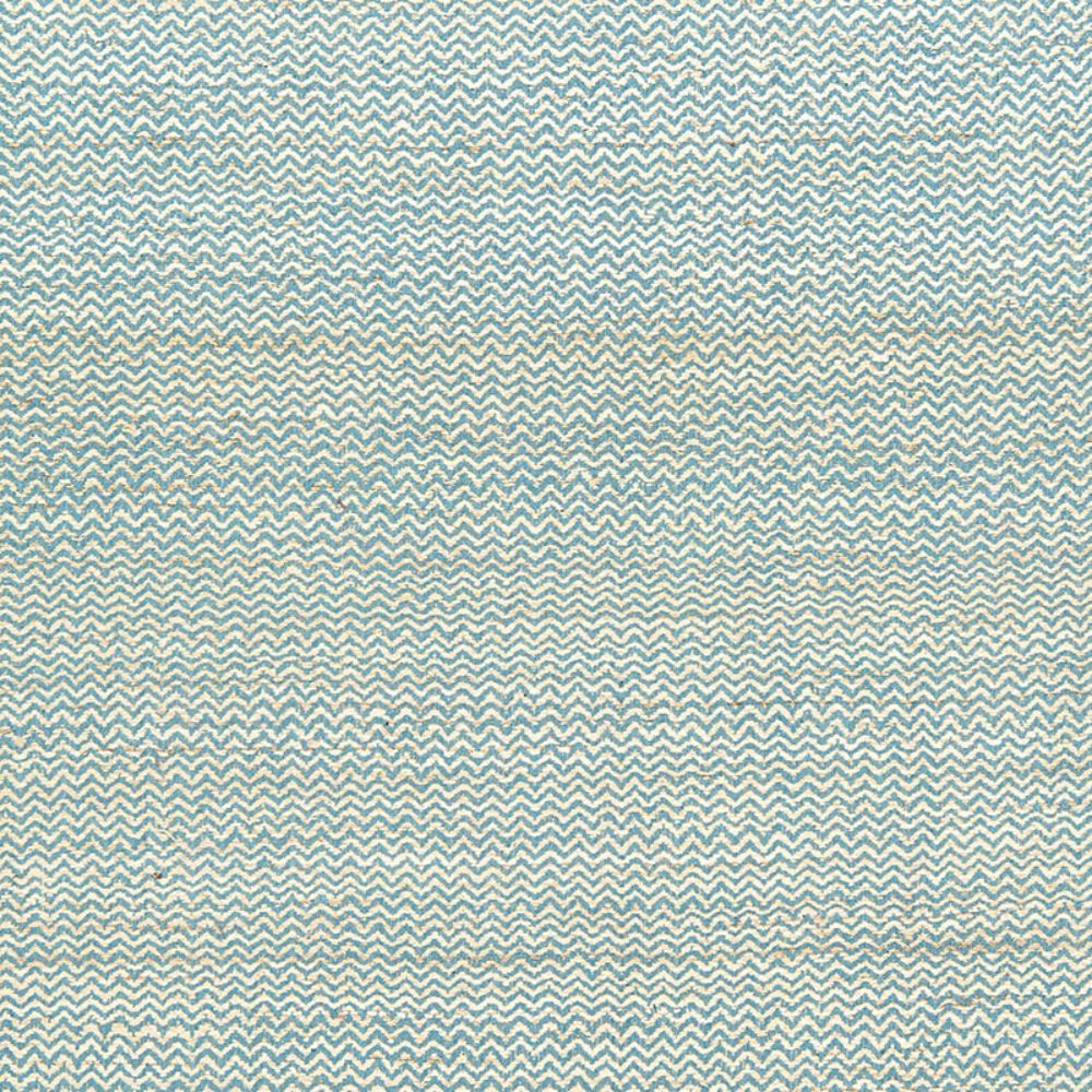 Schumacher 65834 Alhambra Weave Fabric in Sky / Ivory