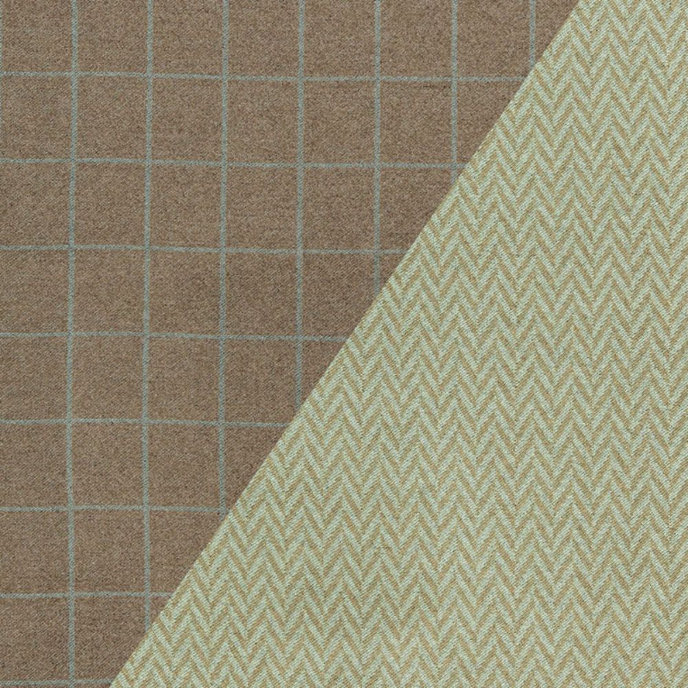 Schumacher 66650 Colorado Fabric in Aqua / Celadon