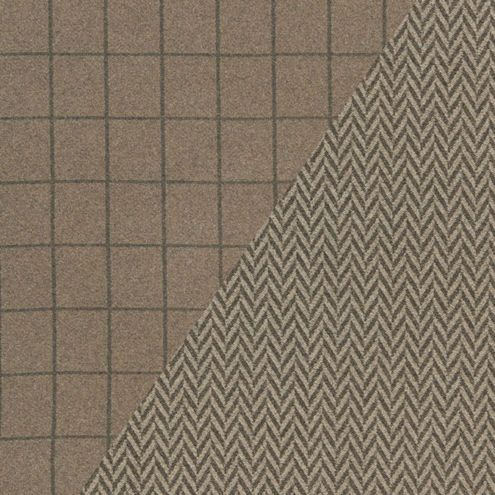 Schumacher 66651 Colorado Fabric in Driftwood / Ash