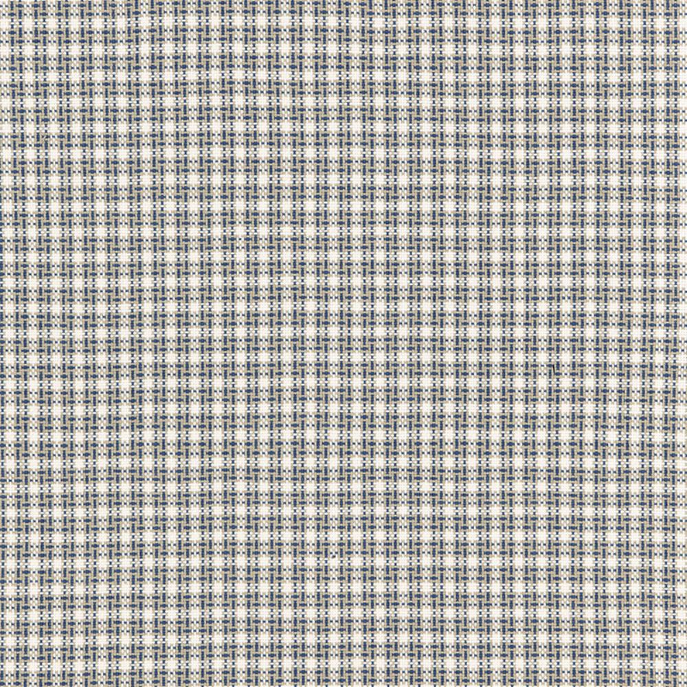 Schumacher 67001 Abington Square Fabric in Denim
