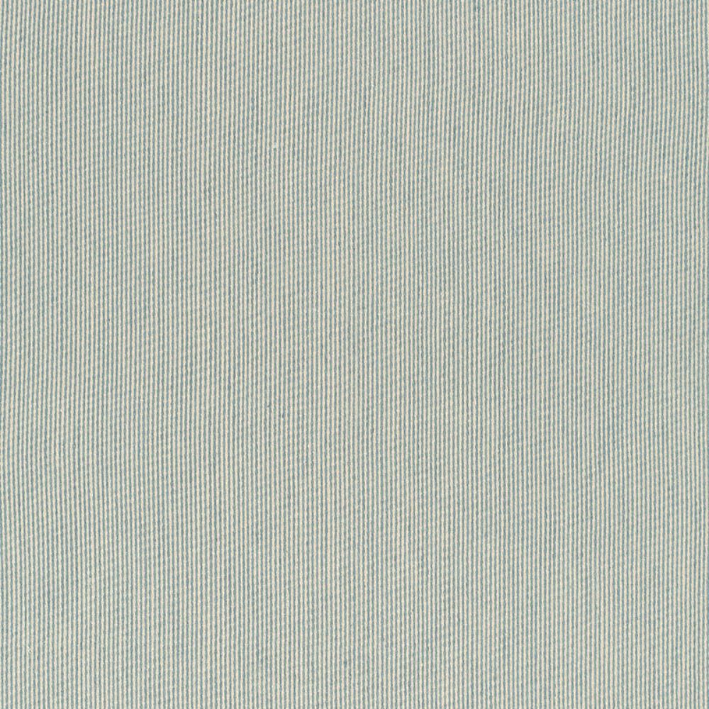 Schumacher 67591 Stillwater Linen Stripe Fabric in Denim
