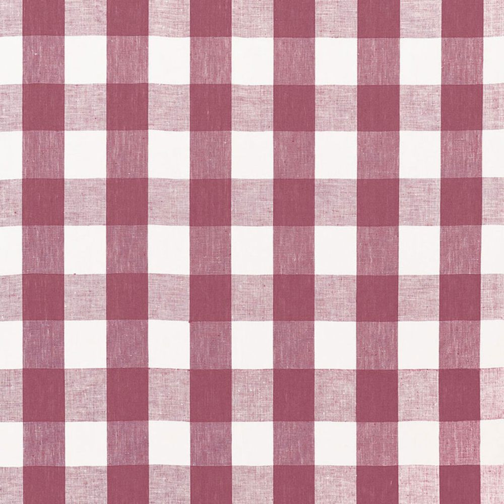 Schumacher 68010 Key West Check Fabric in Parma